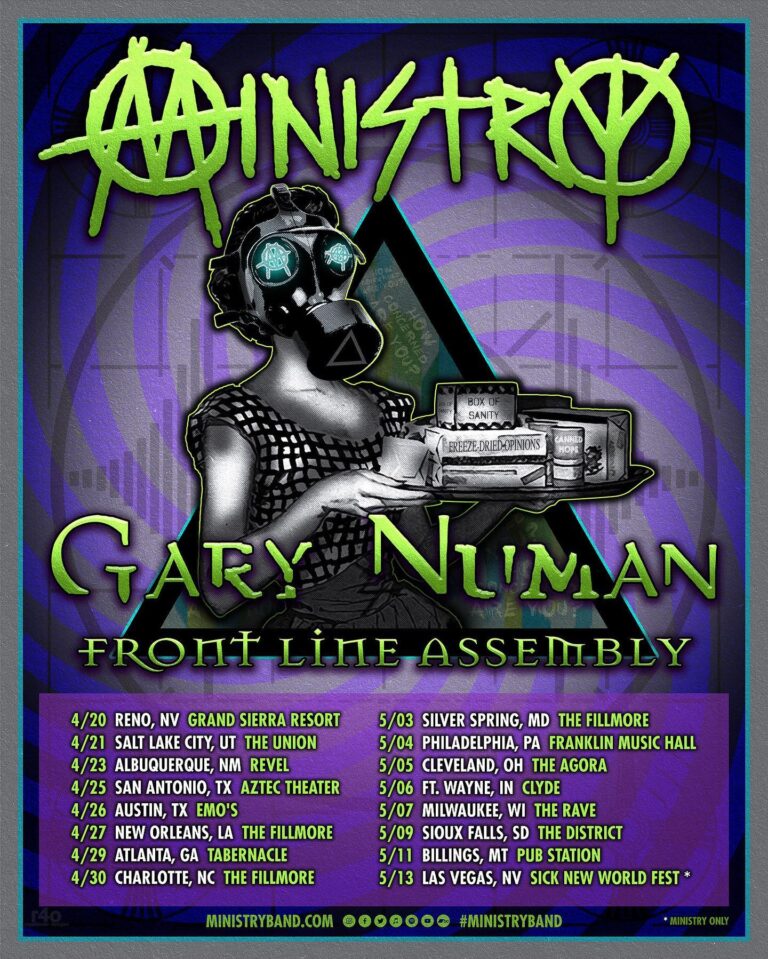Concert News Ministry, Gary Numan, Front Line Assembly